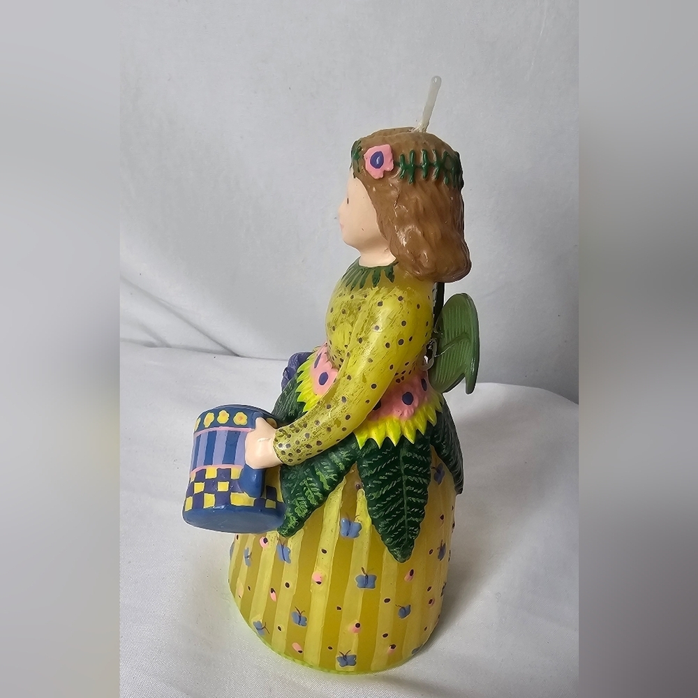 Debbie Mumm Botanical Garden Fairy Candle 2002 Boston Warehouse Figural New Tag - Picture 2 of 11